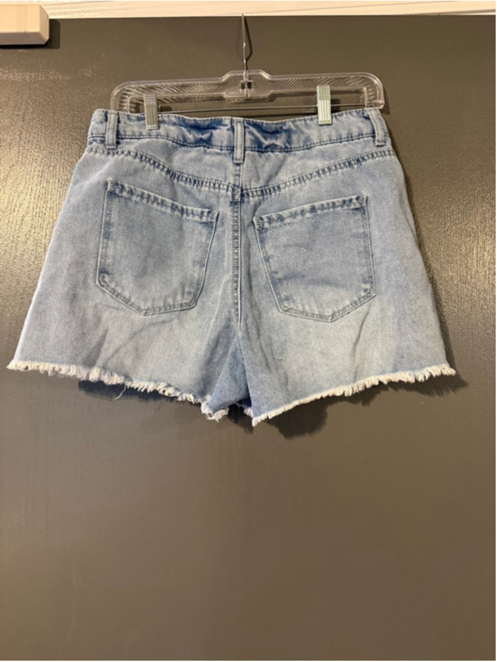 Women's Banjara Light Blue Daisy Embroidered Jean Shorts Size 29 - Picture 2 of 4